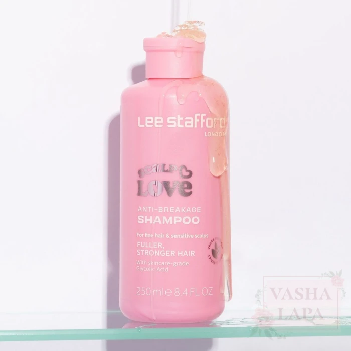 Шампунь для чувствительной кожи головы и ослабленных волос Lee Stafford Scalp Love Anti-Breakage Shampoo
