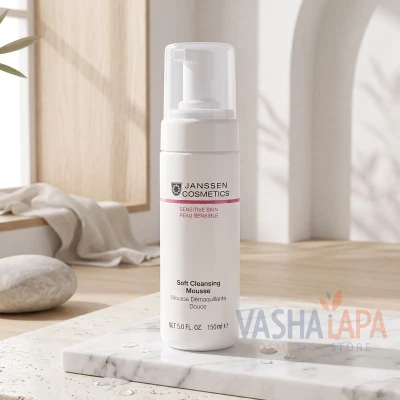 Ніжний мус для вмивання JANSSEN Sensitive Skin Soft Cleansing Mousse