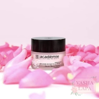Ночной крем "Розовая инфузия" Academie Infusion de nuit a la rose Night Infusion Rose Cream
