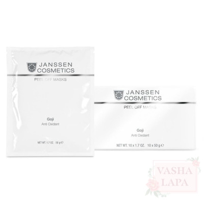 Альгинатная маска с облепихой и ягодами годжи JANSSEN Peel off Masks Goji Anti Oxidant