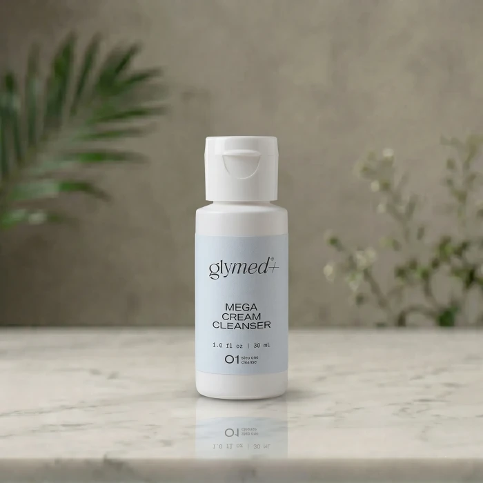 Кремовое очищение с витамином Е и лавандой GlyMed Plus Mega Cream Cleanser