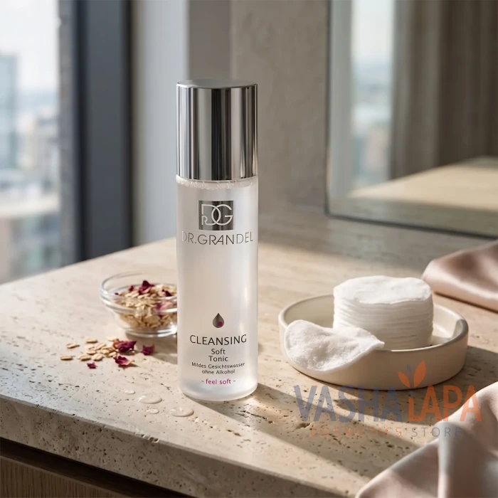Тонiзуючий лосьйон для чутливої шкіри Dr.Grandel Cleansing Soft Tonic
