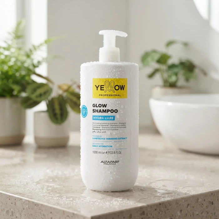 Шампунь для увлажнения и блеска волос Yellow Hydra Care Glow Shampoo