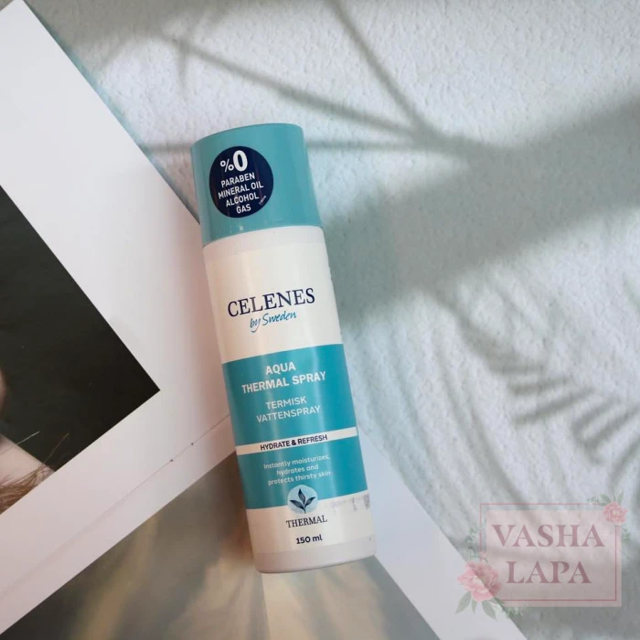 Термальна вода для всіх типів шкіри Celenes Aqua Thermal Spray