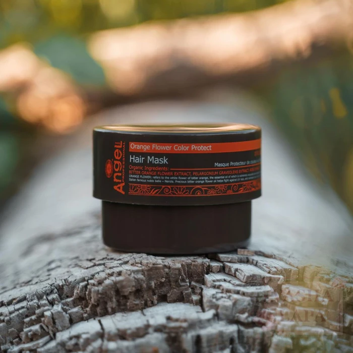 Защитная маска для волос Сияющий цвет с цветком апельсина Аngel Рrofessional Provence Hair Mask