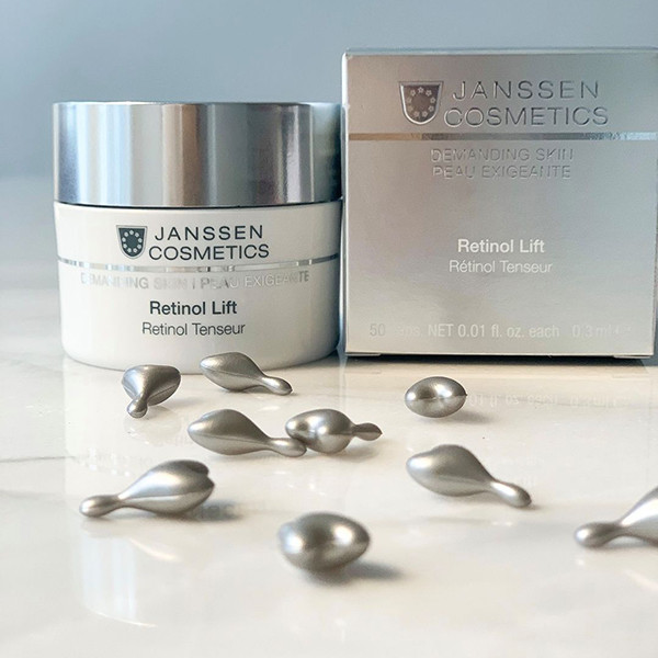 Капсули з ретинолом для розгладження зморшок JANSSEN Demanding Skin Retinol Lift