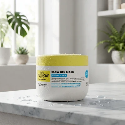 Маска для увлажнения и блеска волос Yellow Hydra Care Glow Gel Mask
