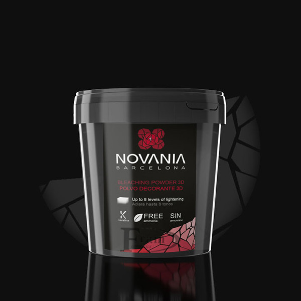 Обесцвечивающий безаммиачный порошок Novania Barcelona Bleaching Powder 3D