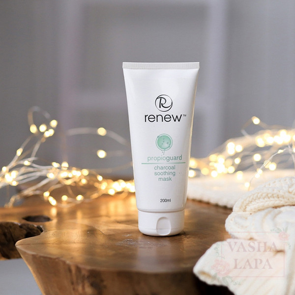 Успокаивающая маска на основе активированного угля Renew Propioguard Charcoal soothing mask