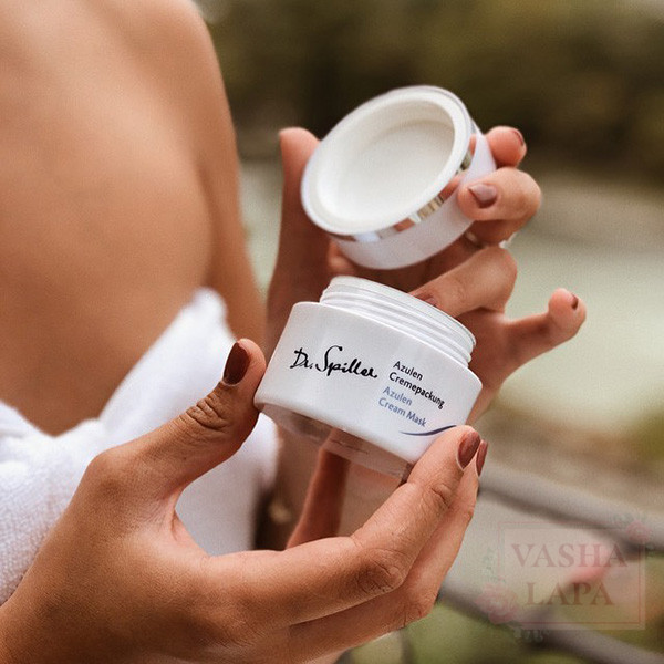 Крем-маска для чувствительной кожи с азуленом Dr.Spiller Azulen Cream Mask