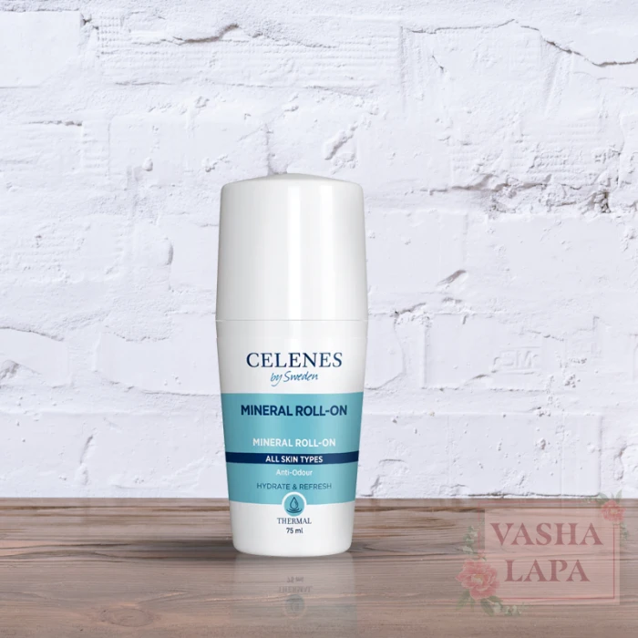Термальний роликовий дезодорант для всіх типів шкіри Celenes Thermal Mineral Roll On All Skin Types