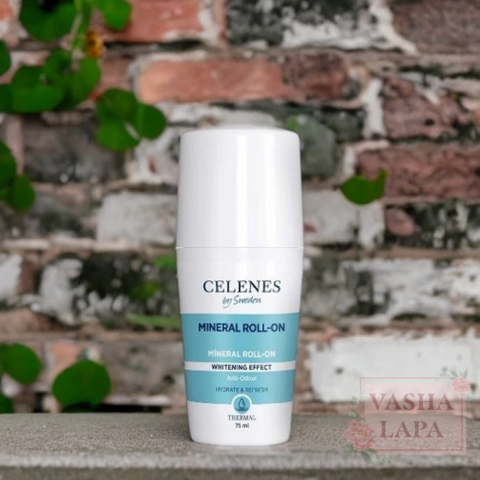 Термальний роликовий дезодорант з ефектом освітлення Celenes Thermal Mineral Roll-On Whitening Effect