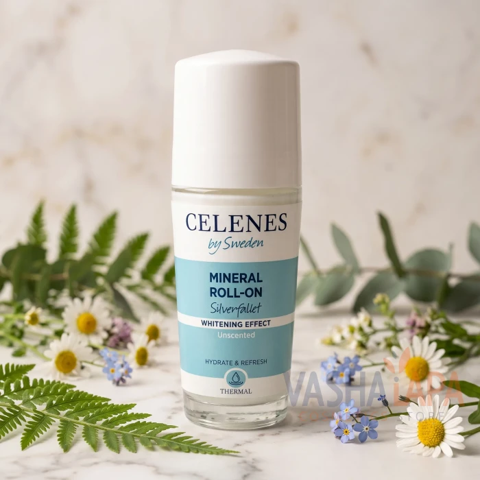 Термальный роликовый дезодорант с осветляющим эффектом Celenes Thermal Mineral Roll-On Whitening Effect