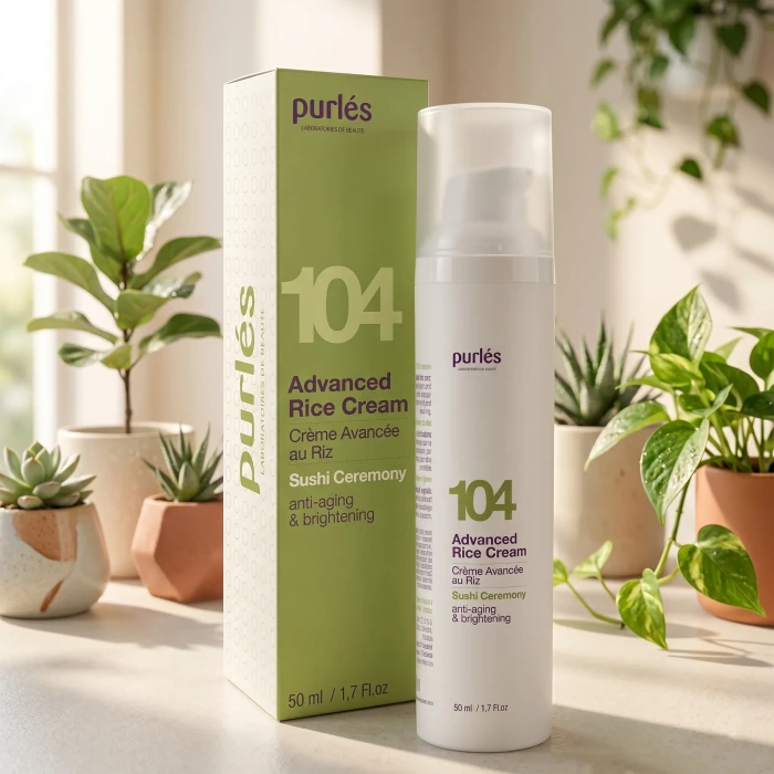 Рисовый смягчающий и увлажняющий крем Purles 104 Advanced Rice Cream