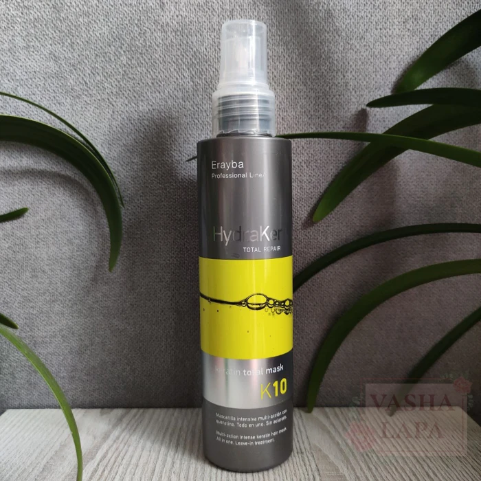 Маска для волос "Кератин и аргановое масло" 10 в 1 Erayba HydraKer K10 Keratin Total Mask