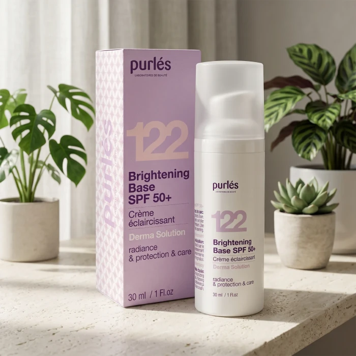 Сяюча основа Purles 122 Brightening Base SPF 50+