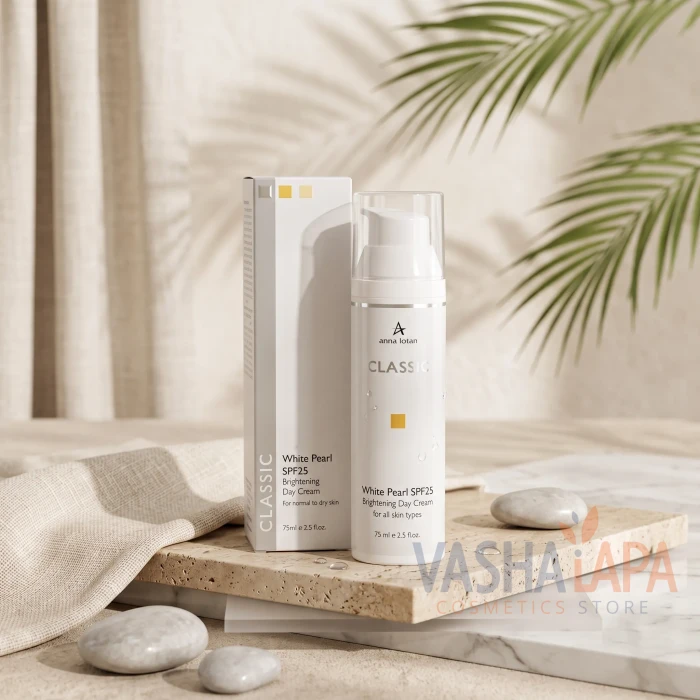 Сонцезахисний денний крем "Біла перлина" Anna Lotan Classic White Pearl Protective Day Cream SPF 25