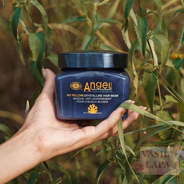 Маска для нейтрализации жёлтого пигмента Аngel Рrofessional No Yellow Crystalline Mask