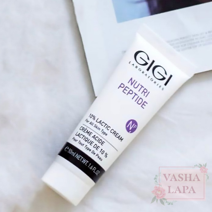 Защитный крем с молочной кислотой GIGI Nutri Peptide 10% Lactic Cream