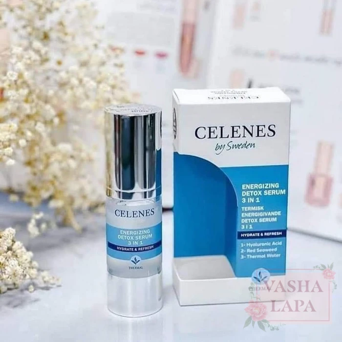 Термальная энергизирующая детокс сыворотка 3 в 1 Celenes Thermal Energizing Detox Serum 3 In 1