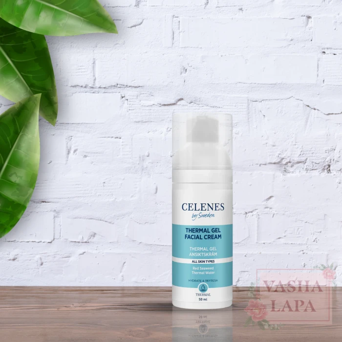 Термальный увлажняющий гель-крем для всех типов кожи Celenes Thermal Gel Facial Cream