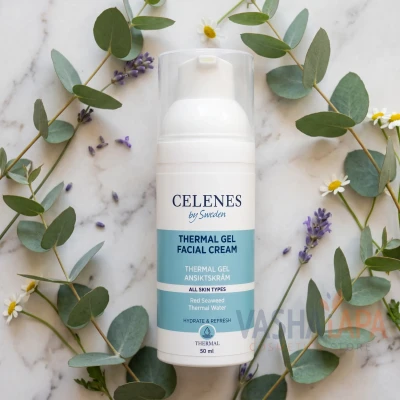 Термальный увлажняющий гель-крем для всех типов кожи Celenes Thermal Gel Facial Cream