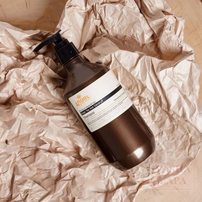 Шампунь против перхоти с зеленым чаем Аngel Рrofessional Provence Green Tea Shampoo