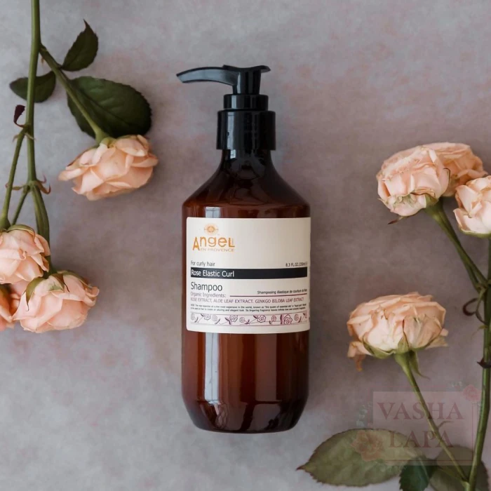 Шампунь для вьющихся волос с экстрактом розы Аngel Рrofessional Provence For Curly Hair Shampoo