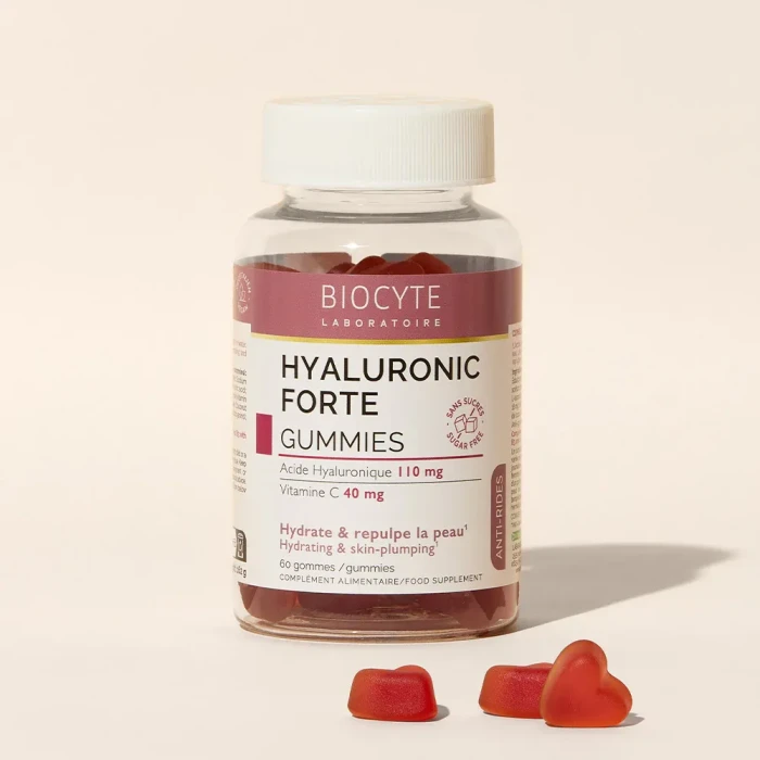Пищевая добавка для увлажнения и упругости кожи Biocyte Hyaluronic Forte Gummies