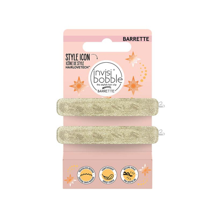 Заколка для волос invisibobble BARRETTE Time To Shine Glitterally