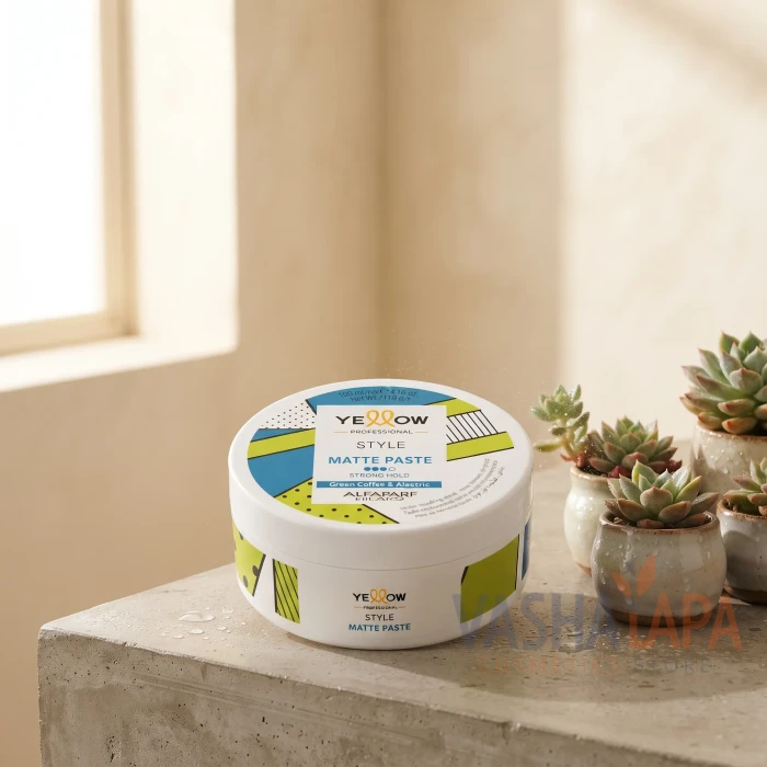 Матирующая паста сильной фиксации Yellow Style Matte Paste