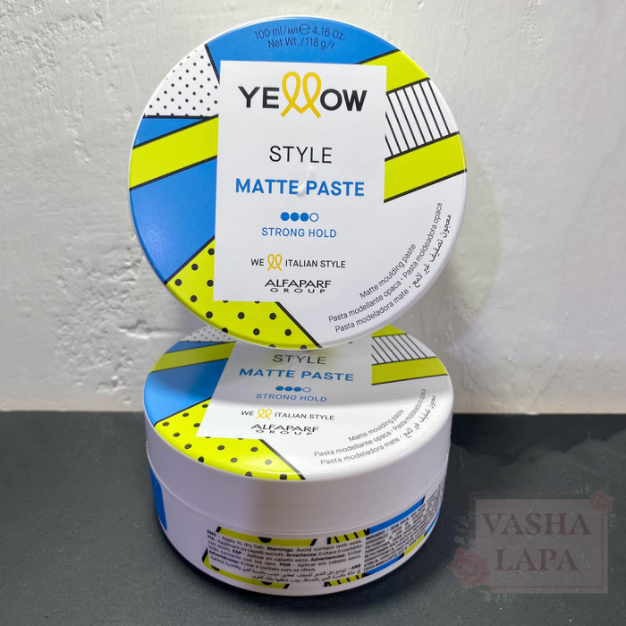 Матирующая паста сильной фиксации Yellow Style Matte Paste