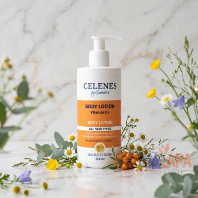 Лосьон для тела с облепихой для всех типов кожи Celenes Sea Buckthorn Body Lotion All Skin Types