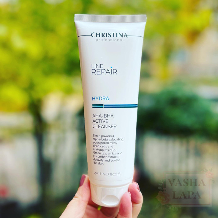 Очиститель с AHA-BHA кислотами Christina Line Repair Hydra Aha-Bha Active Cleanser