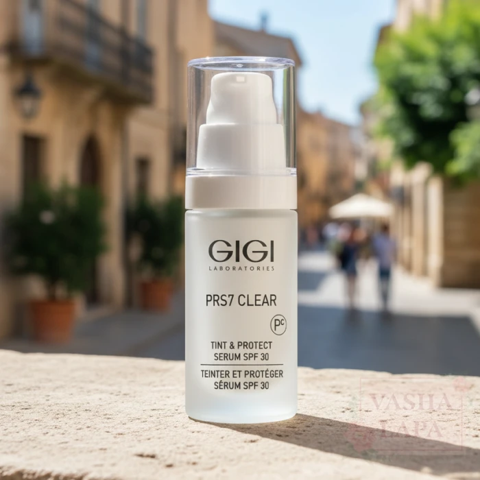 Лечебная матирующая сыворотка СПФ30 GiGi PRS7 Clear Tint & Protect SPF 30