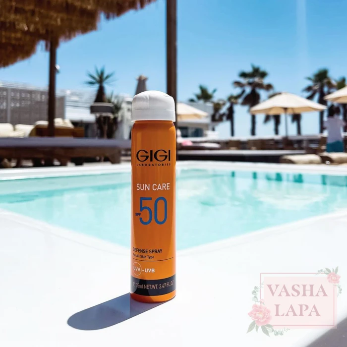 Сонцезахисний спрей GIGI Sun Care Defense Spray SPF50