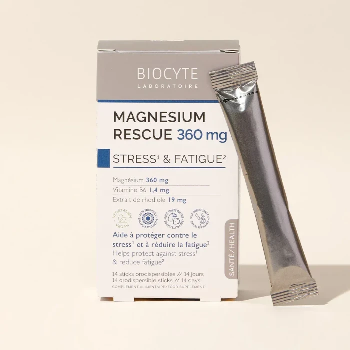 Мгновенная защита от стресса в стиках Biocyte Magnesium Rescue 360 mg