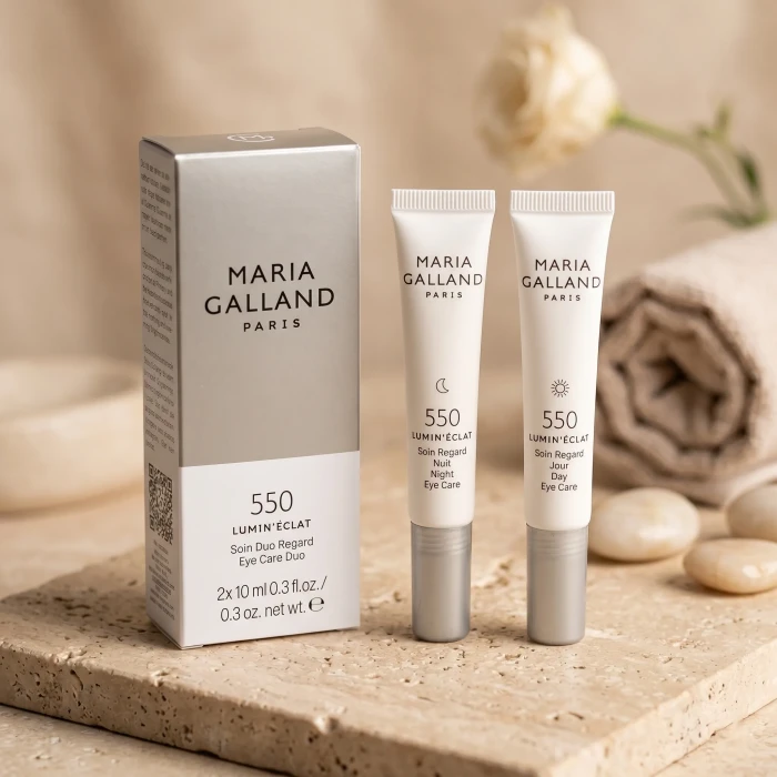 Два крема для глаз: день/ночь — сияние/молодость Maria Galland 550 Lumin’Éclat Eye Contour Duo