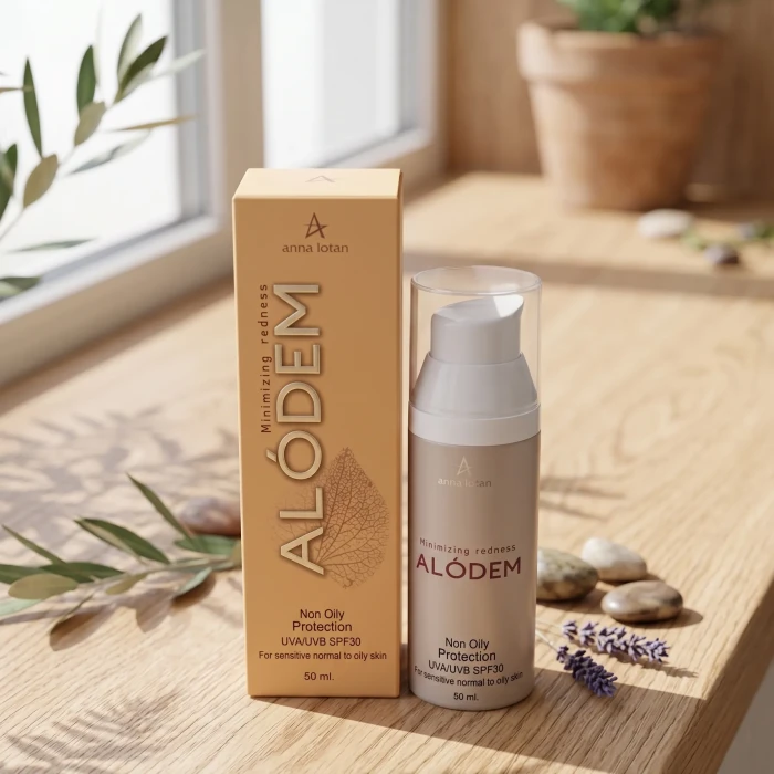 Дневной крем для деликатной кожи Anna Lotan Alodem Non Oily Protection UVA/UVB SPF30