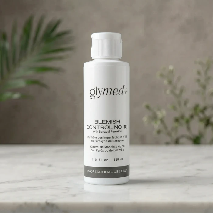 Лечение акне и постакне с 10% перекисью бензоила GlyMed Plus Blemish Control No. 10 with Benzoyl Peroxide