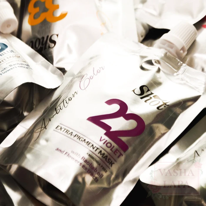 Тонирующая маска экстра пигмент Shot Ambition Color Extra Pigment Mask 22 Violet