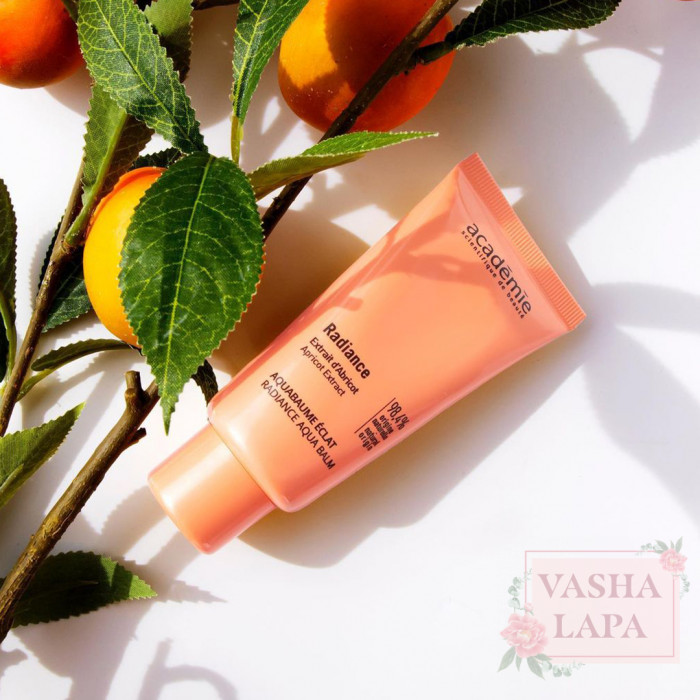 Абрикосовый крем аквабальзам "Сияние кожи" Academie Radiance Aqua Balm Aquabaume Èclat
