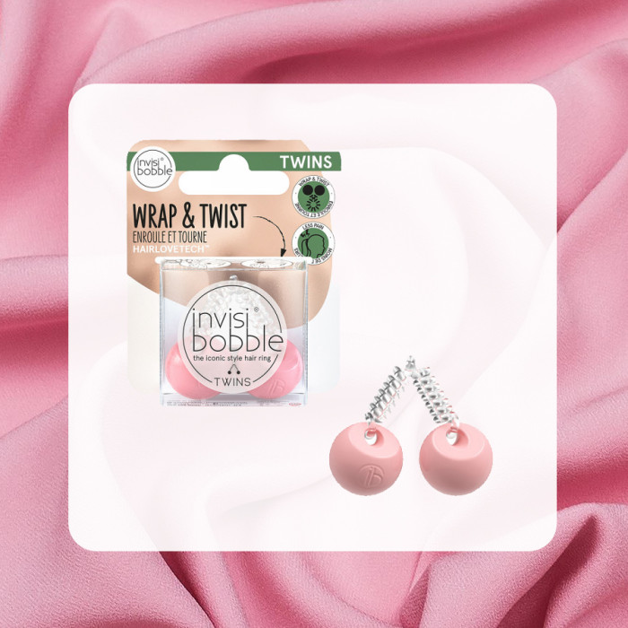 Резинка для волос invisibobble TWINS Prima Ballerina