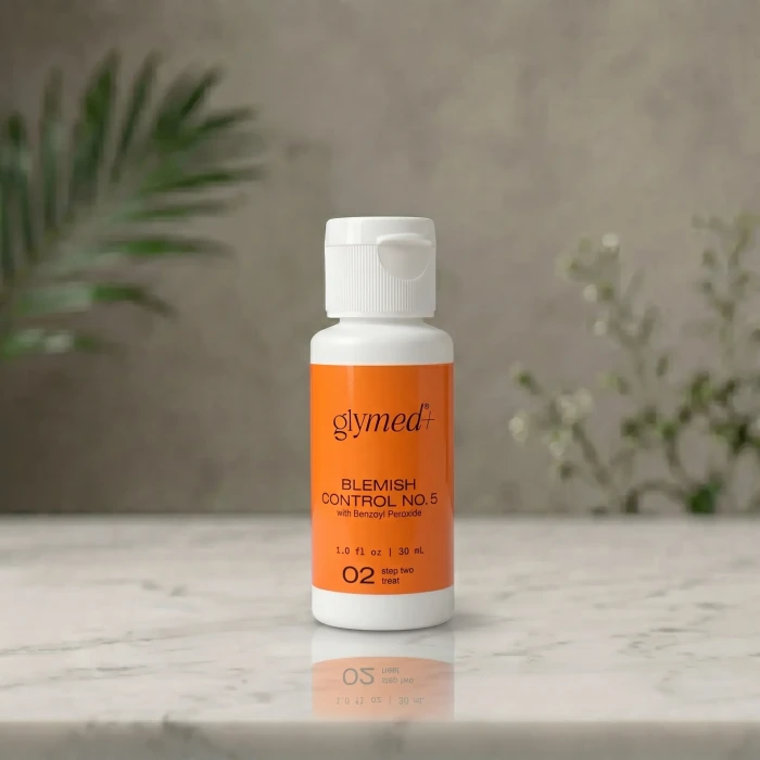 Лечение акне и постакне с 5% перекисью бензоила GlyMed Plus Blemish Control No. 5 Benzoyl Peroxide
