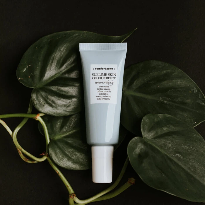 Крем с тоном для выравнивания цвета кожи Comfort zone Sublime Skin Color Perfect SPF50