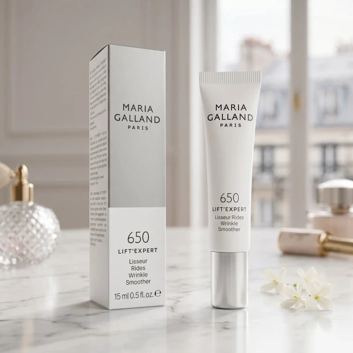 Антивозрастной крем для век и коррекции морщин Maria Galland 650 Lift'Expert Wrinkle Smoother