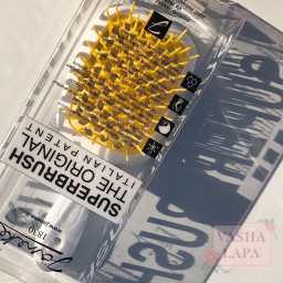 Расческа для волос Janeke 1830 Superbrush The Original Italian White-Yellow Бело-желтая Расческа для волос Janeke 1830 Superbrush The Original Italian White-Yellow Бело-желтая