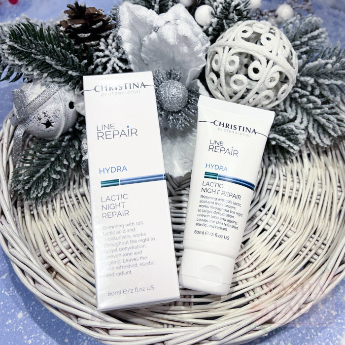 Крем "Ночное восстановление" с молочной кислотой Christina Line Repair Hydra Lactic Night Repair