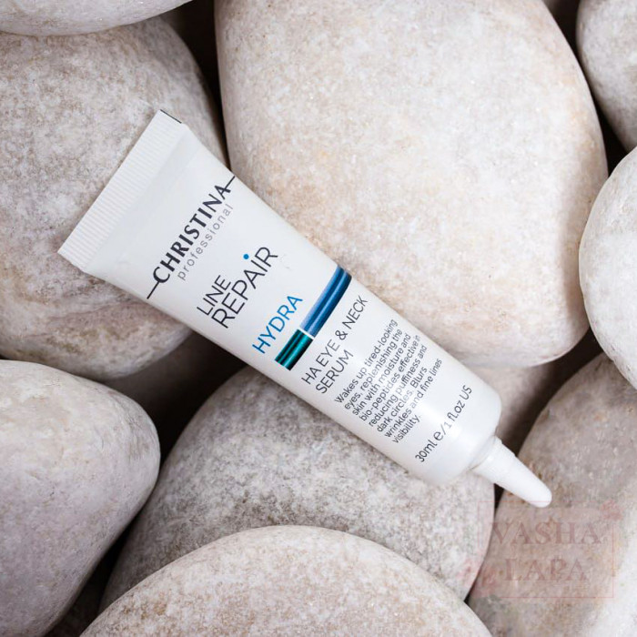 Сыворотка для кожи вокруг глаз и шеи с ГК Christina Line Repair Hydra Ha Eye & Neck Serum