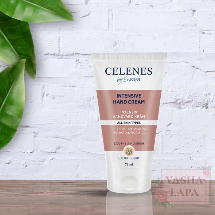 Интенсивный питательный крем для рук с морошкой Celenes Cloudberry Intensive Hand Cream All Skin Types